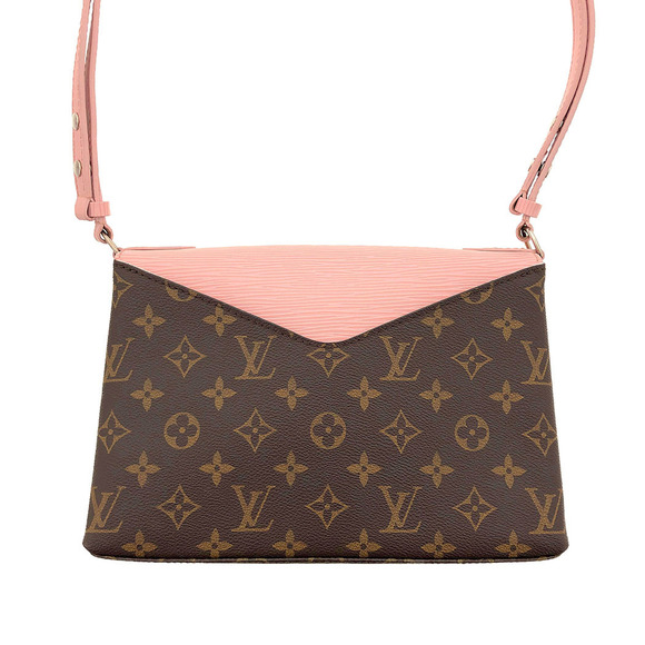 Louis Vuitton Saint Michel Monogram Epi Pink Brown Shoulder Crossbody Bag - Picture 2 of 12